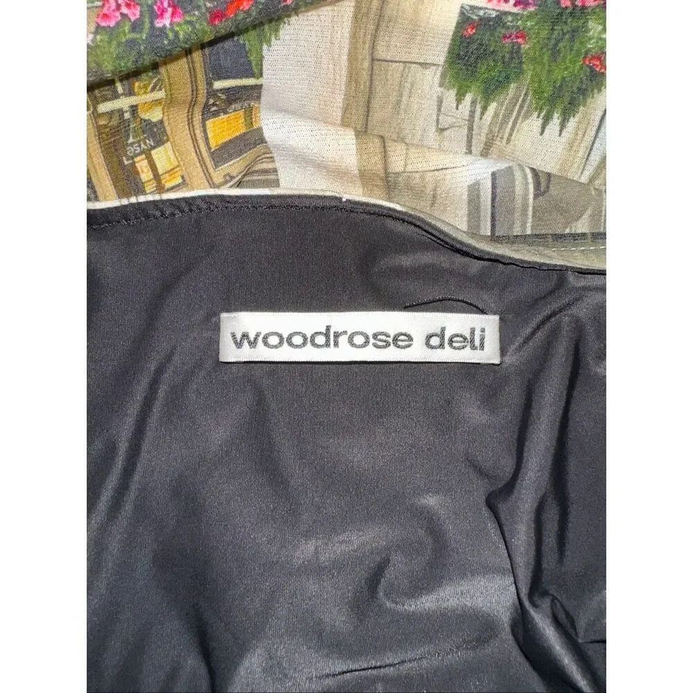 Woodrose Deli Sz L NYC Corner of the City Mini Skirt Free People